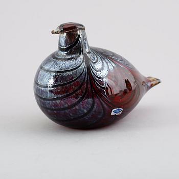 FIGUR, glas, Oiva Toikka, Nuutajärvi, Notsjö.