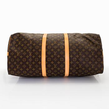 Louis Vuitton, a Monogram Canvas "Keepall 60 Bandoulière" weekend bag.