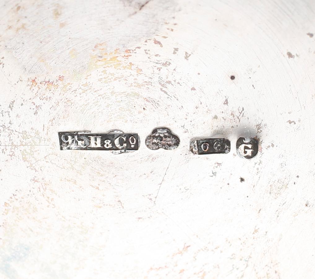 BÄGARE, 2 st, silver, Göteborg 1892. Vikt ca 117 gram.