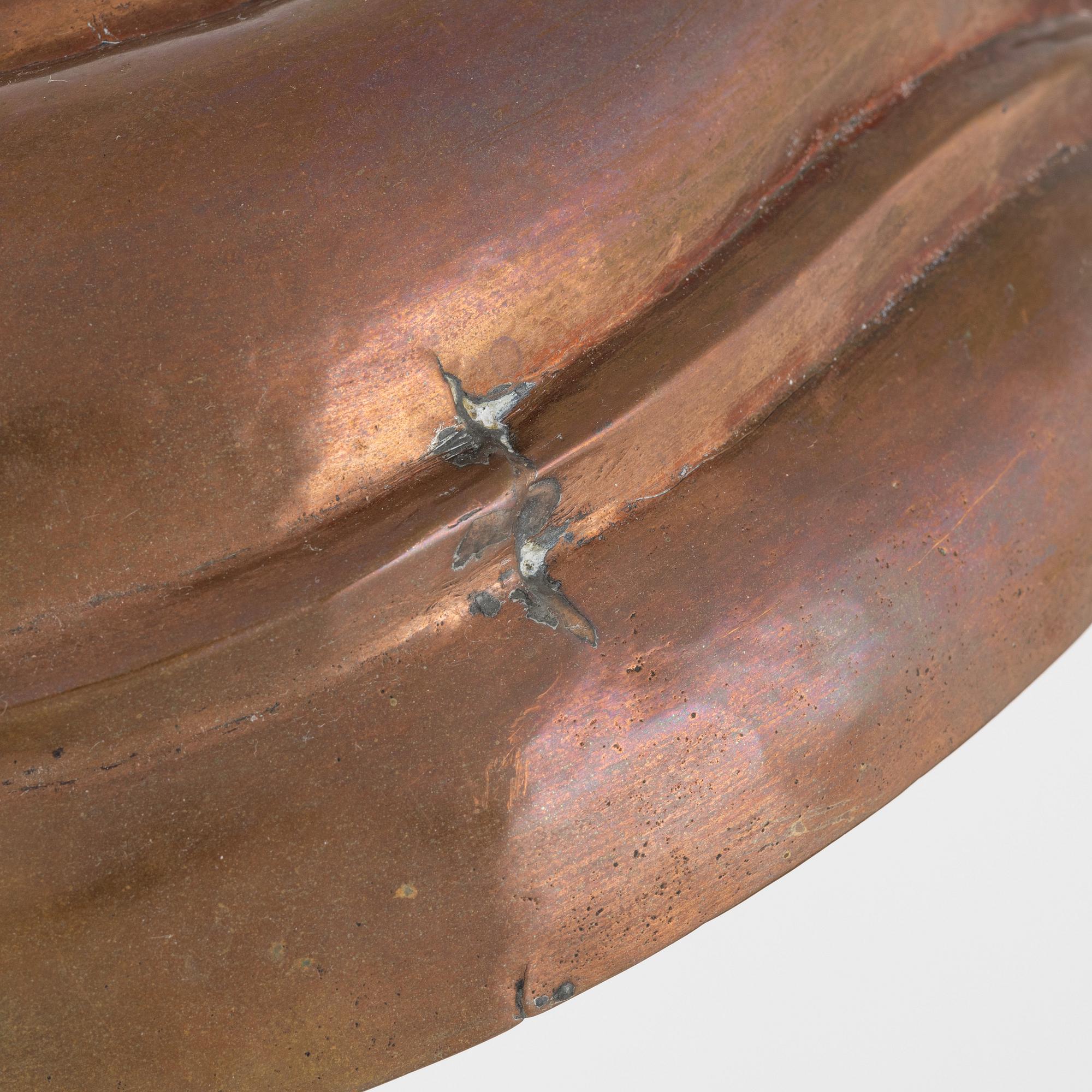 Five copper moulds, 18th/19th Century.