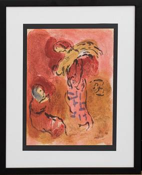 MARC CHAGALL, färglitografi, ur Verve vol X nr 37-38 1960.
