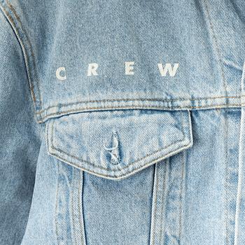 A Levis "CREW" jeans jacket from The Madonna Blond Ambition World Tour, 1990, Size L.