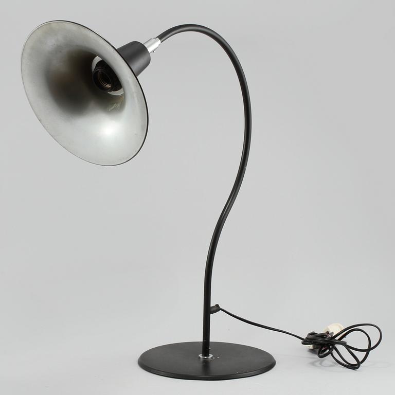 BORDSLAMPA, 1900-talets andra hälft.