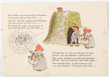 Elsa Beskow, "HATT-STUGAN. Bilderbok av Elsa Beskow".