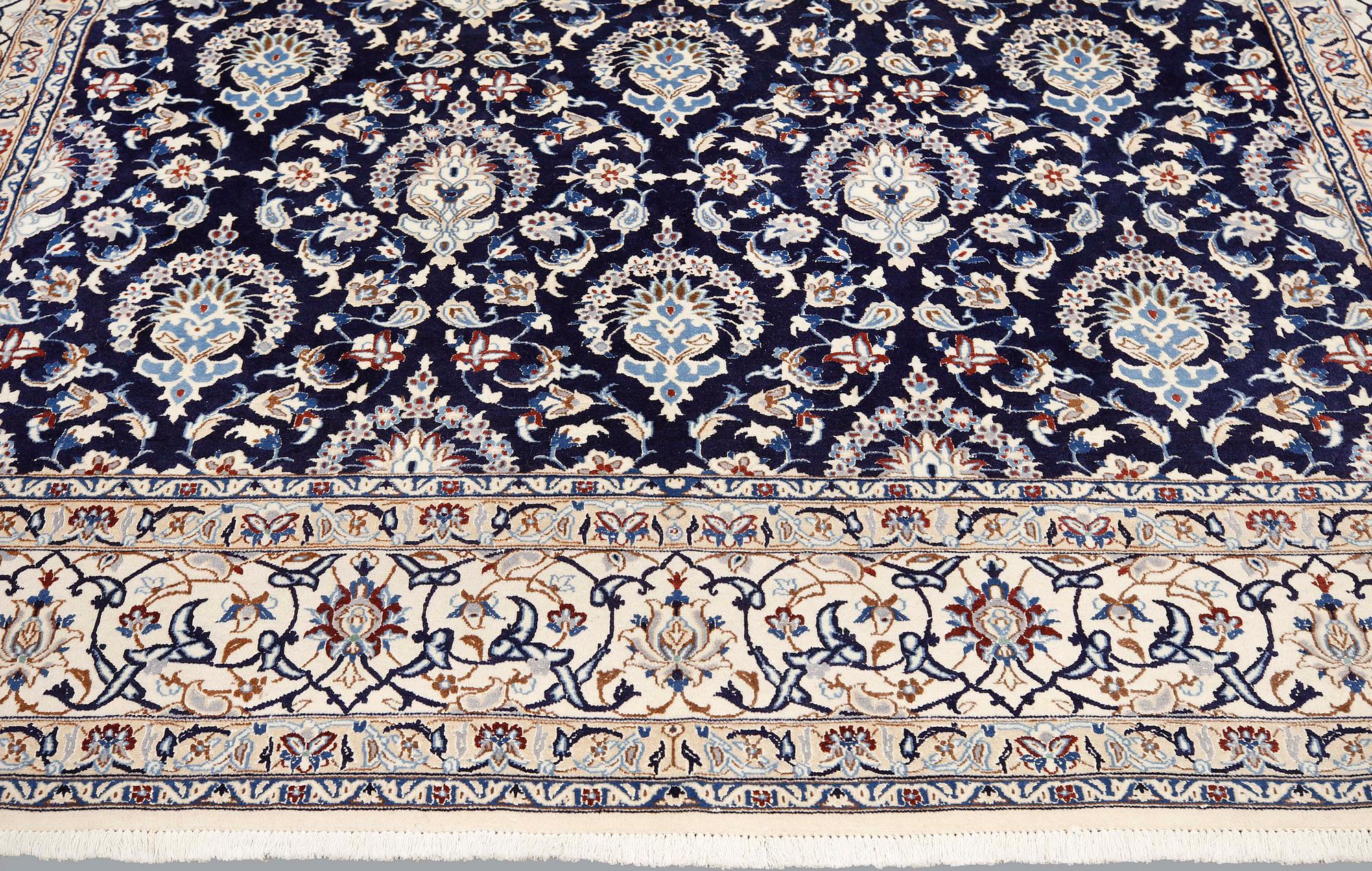 A carpet,  Nain Part Silk, sk 9 LAA, 352 X 250 cm.