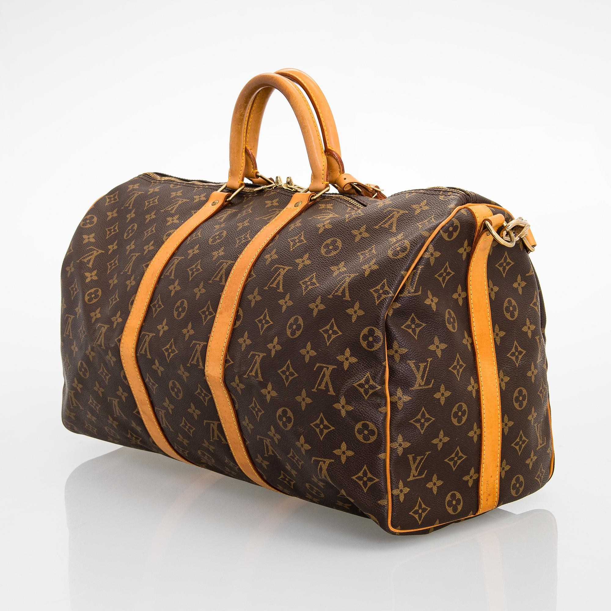Louis Vuitton, "Keepall 50 Bandoulière", väska.