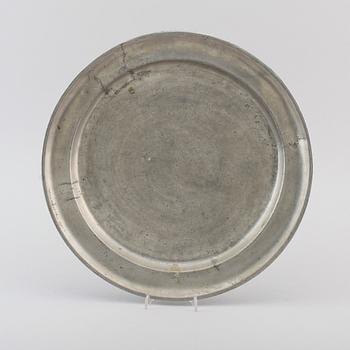 FAT, tenn, otydliga svenska stämplar, 1700-tal.