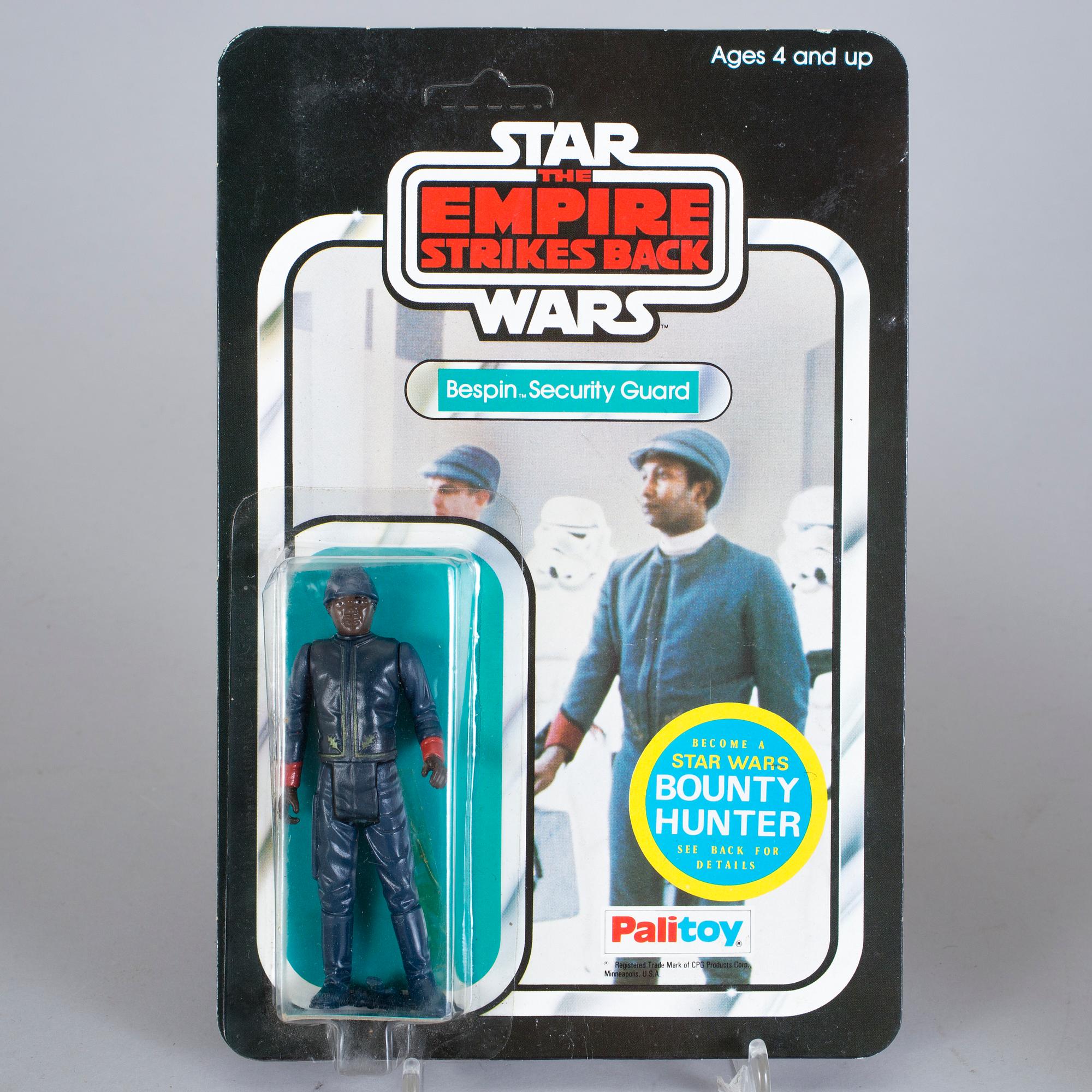 STAR WARS, 2 stycken actionfigurer i originalförpackning, Meccano och Palitoy, 1978-81.