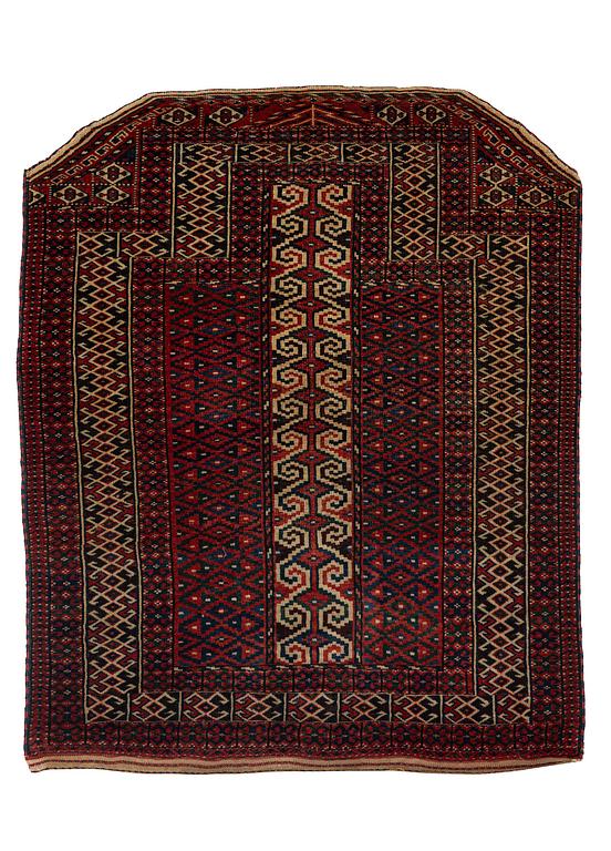 A Yomud Salachak, West Turkmenistan, c. 115 x 94 cm.