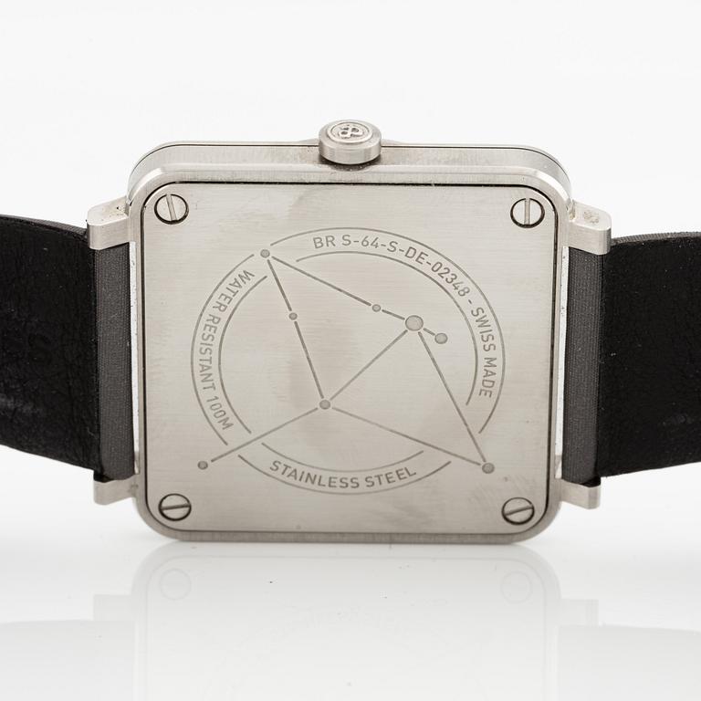 Bell & Ross, Br S, Grey Diamond Eagle, wristwatch, 39 mm.