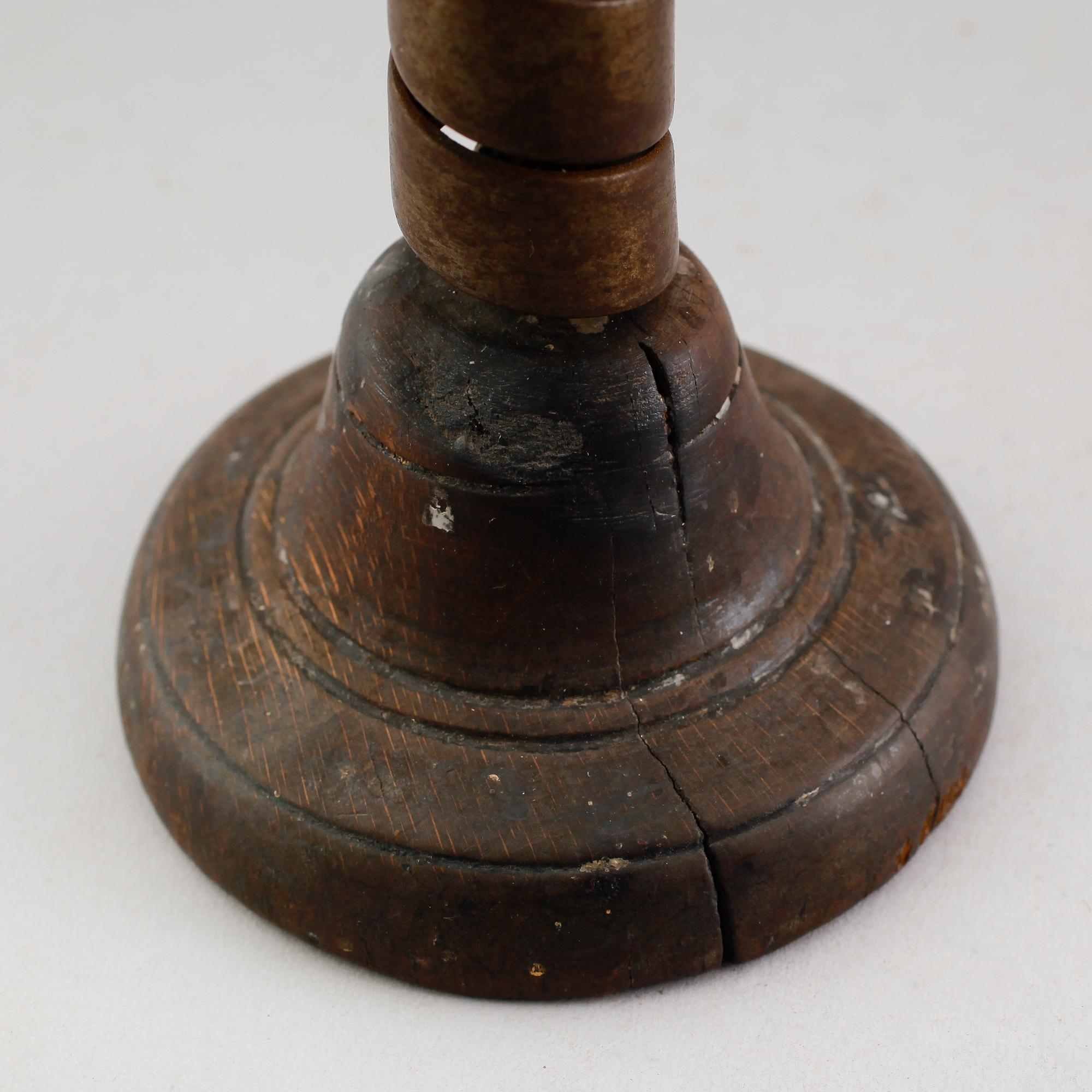 LJUSSTAKE, smide, 1700-tal.