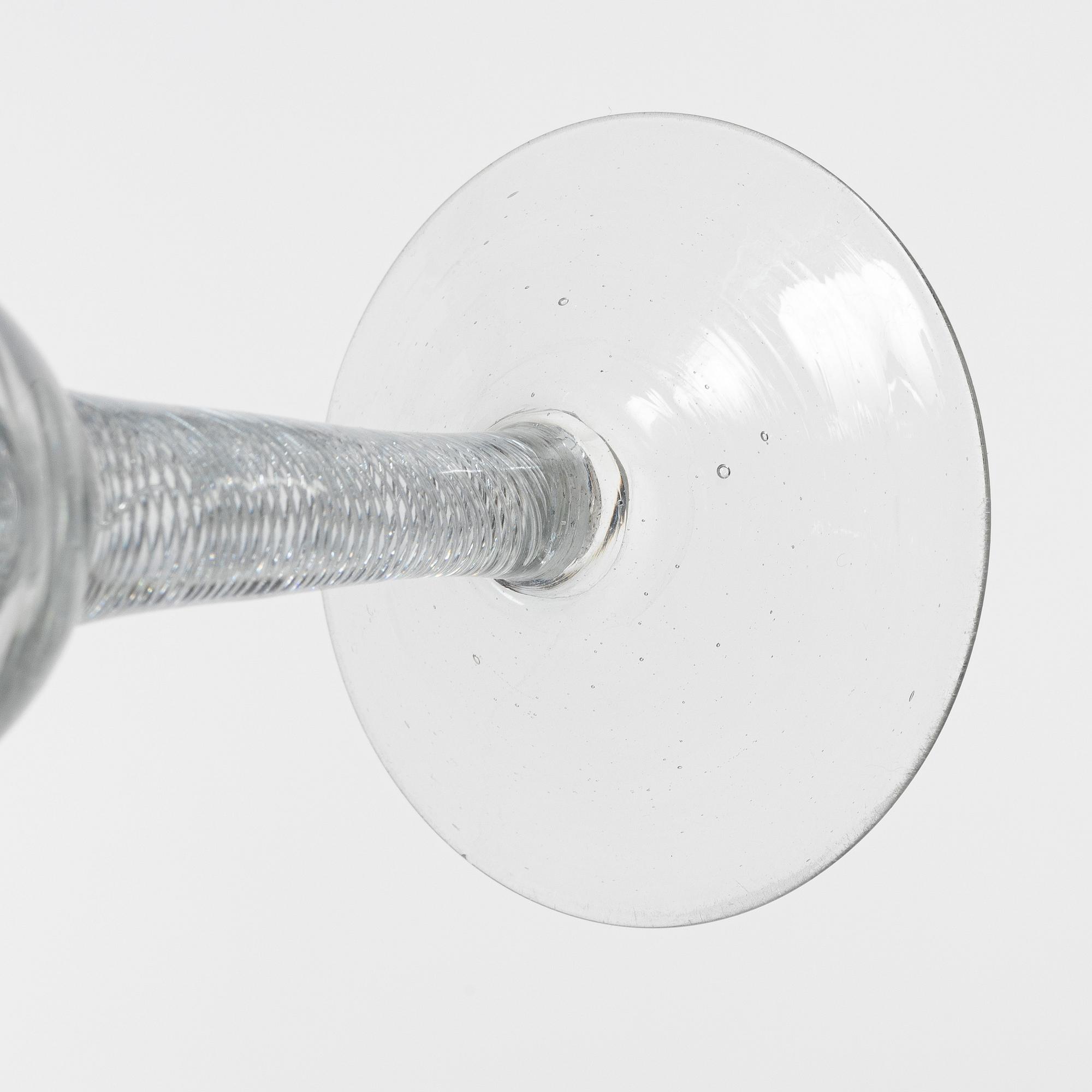 Wine glasses, 5 pcs, circa 1900.