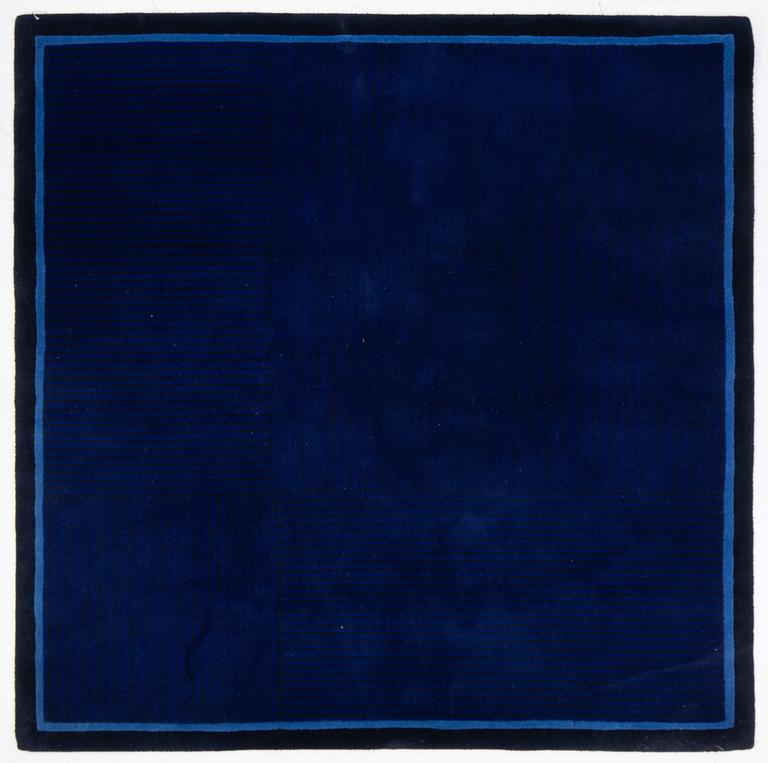 Hertha Bengtson, a tufted carpet, Kinnasand, c. 210 x 210 cm.