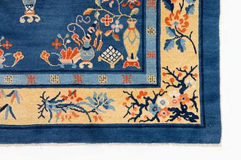 An antique, Beijing rug, north China, circa 1920. (243x163 cm).
