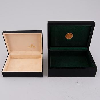 ROLEX BOXES, 2 PIECES, Montres Rolex S.A 50.00.09 and 49.00.71.