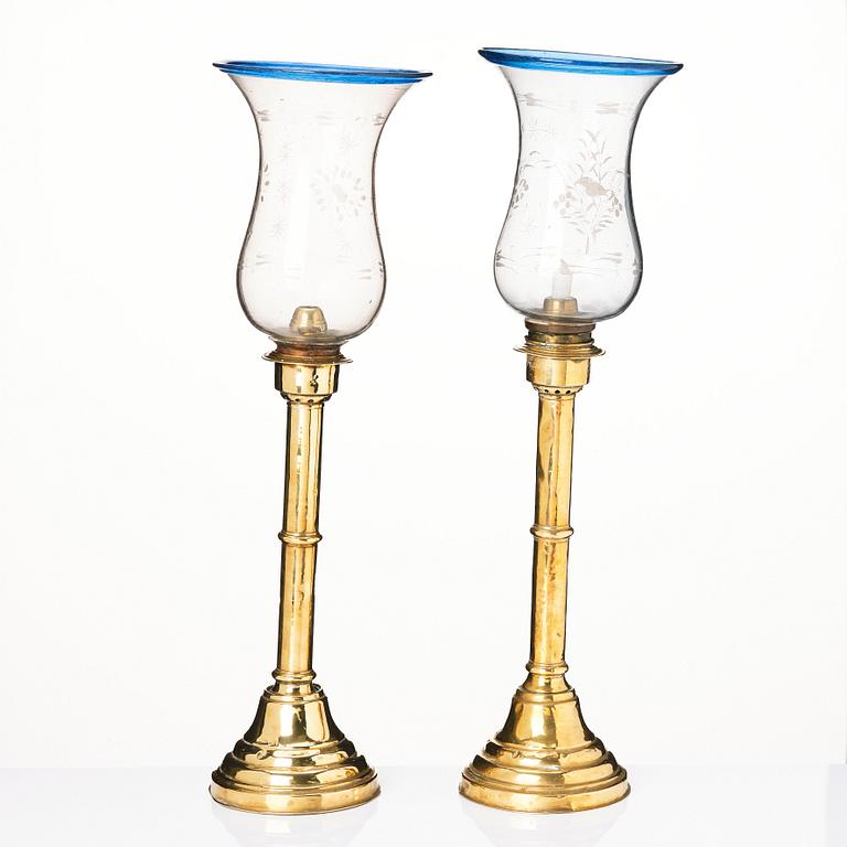 A pair of Nikolaj I mid 19th century lanterns.