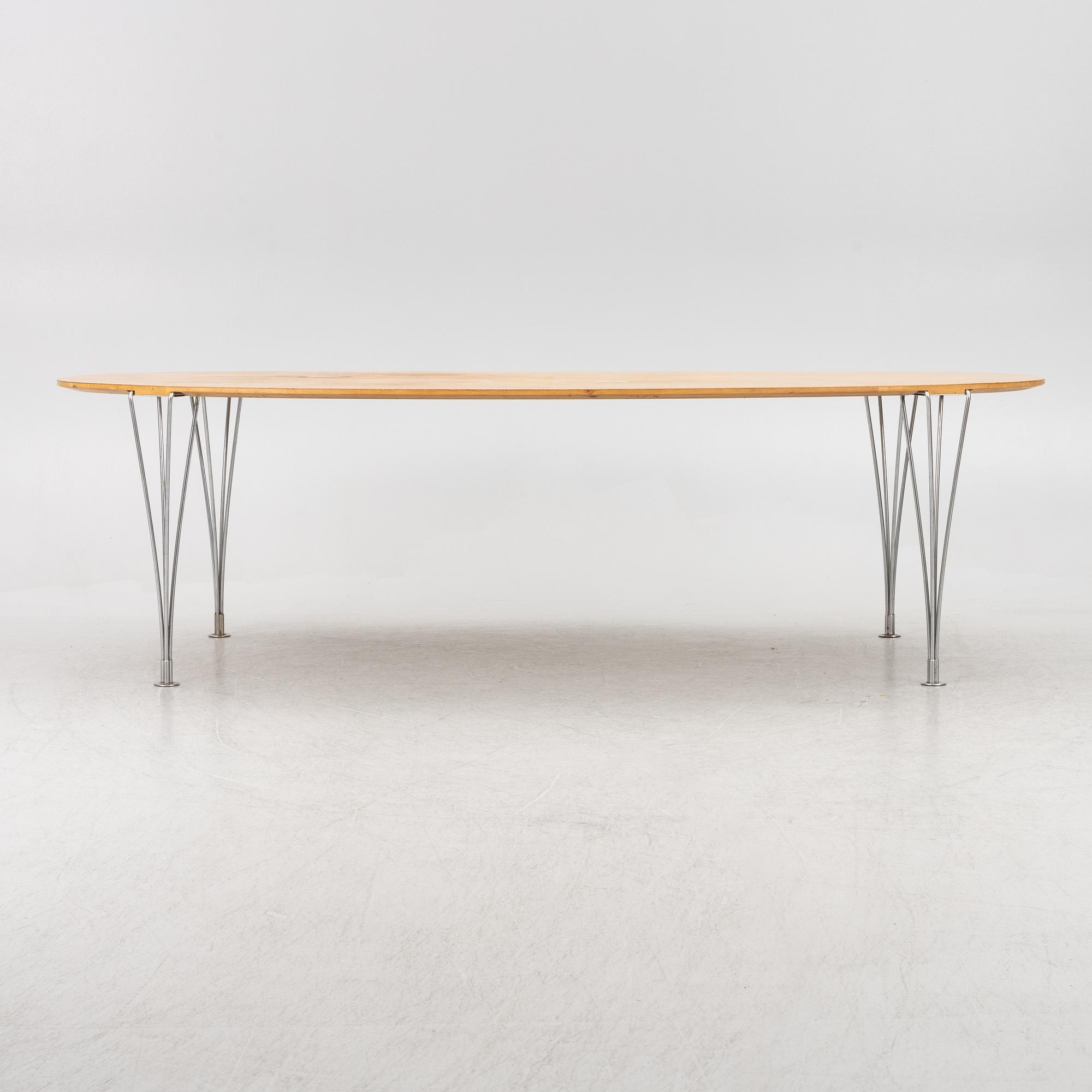 Piet Hein & Bruno Mathsson, a dining table, 'Superellipse', Mathsson International, Värnamo.