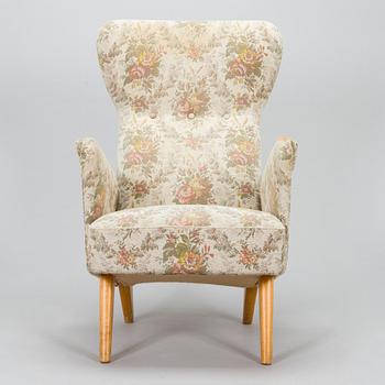 Carl Gustaf Hiort af Ornäs, nojatuoli, Hiort Tuote Puunveisto, 1940-luku.