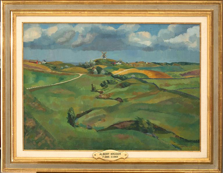 ALBERT KRÜGER, olja på duk, signerad och daterad 1926.