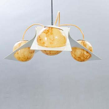 Ceiling lamp, Brevettato, Italy, 1970s.