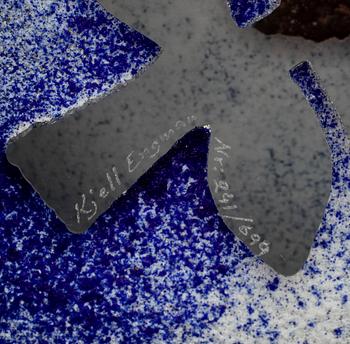 KJELL ENGMAN, skulptur/installation, glas, Kosta Boda, 1900-tal.