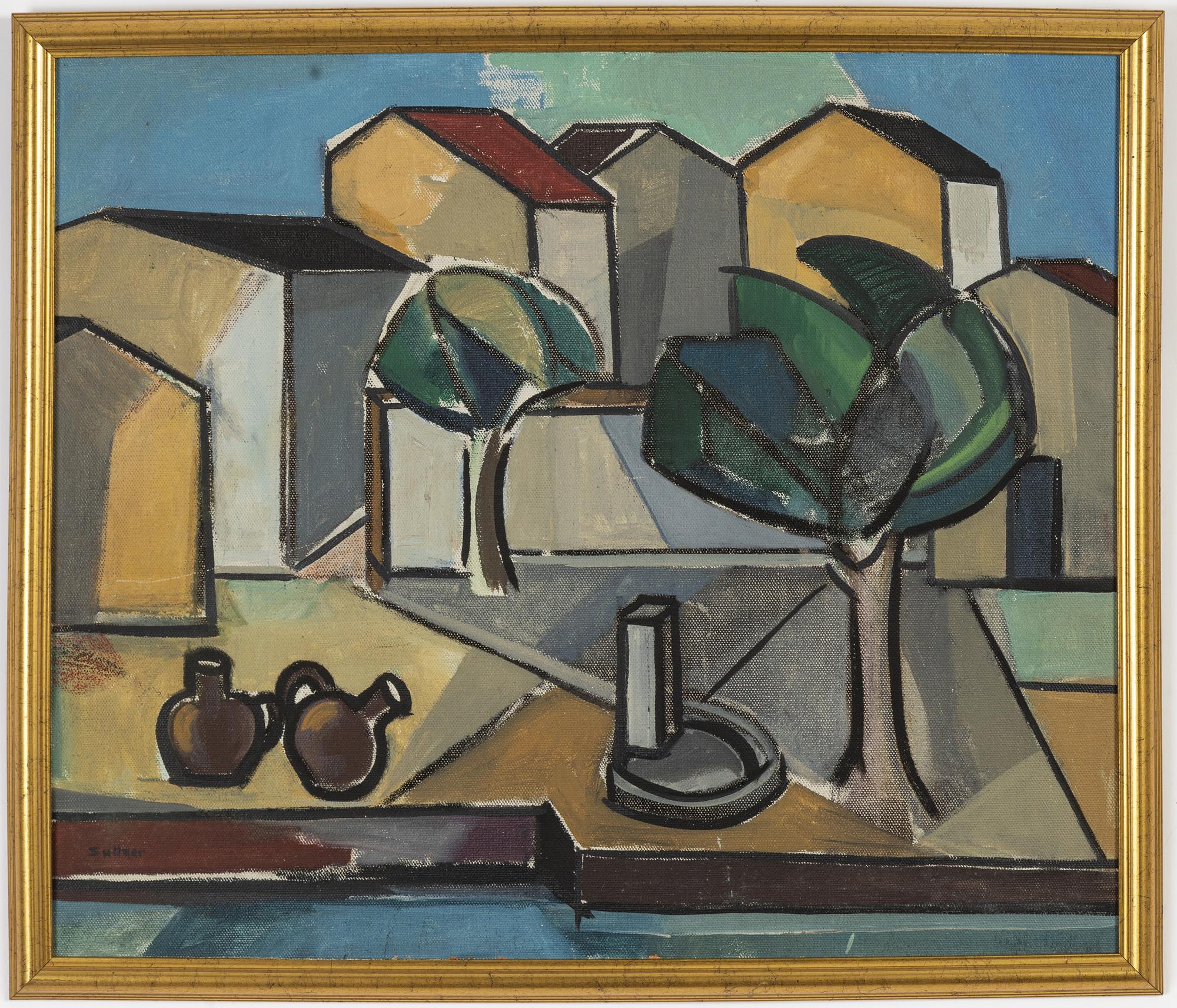 Georg Suttner, oil on panel, signed.