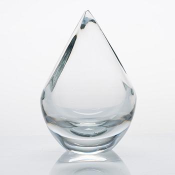 Aimo Okkolin, konstglas, "Gaffel", signerad Riihimäen Lasi Oy A. Okkolin.