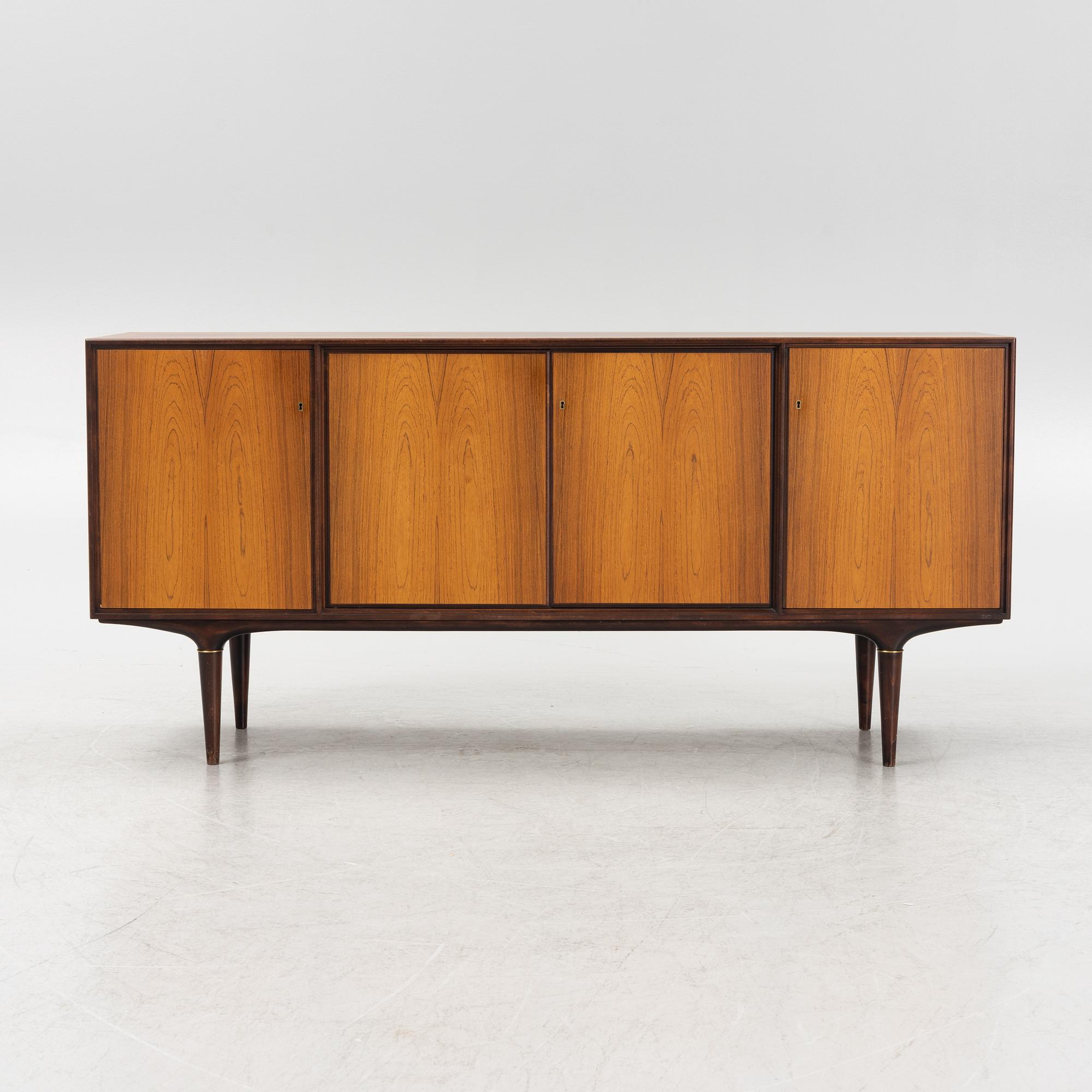 A 'Cortina' rosewood sideboard by Svante Skogh, Seffle Möbelfabrik, Sweden, 1950's/60's.
