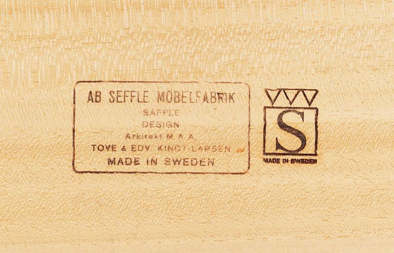 SOFFBORD, design Tove & Edv. Kindt-Larsen, AB Säffle möbelfabrik, 1950/60-tal.