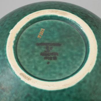 WILHELM KÅGE, an 'Argenta' stoneware vase from Gustavsberg, 1949.