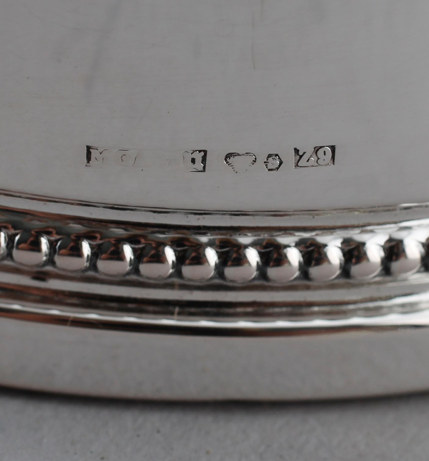 LJUSSTAKAR, 1 par, silver, MGAB, Uppsala 1974.