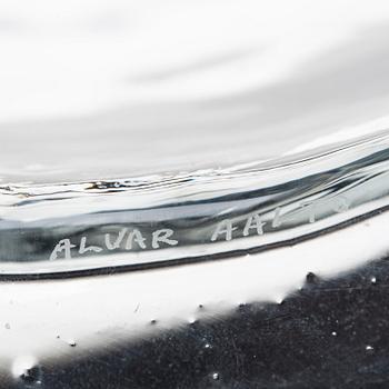 Alvar Aalto, a "model 3031" mould blown glass vase, Iittala, Finland, probably 1960-70's.