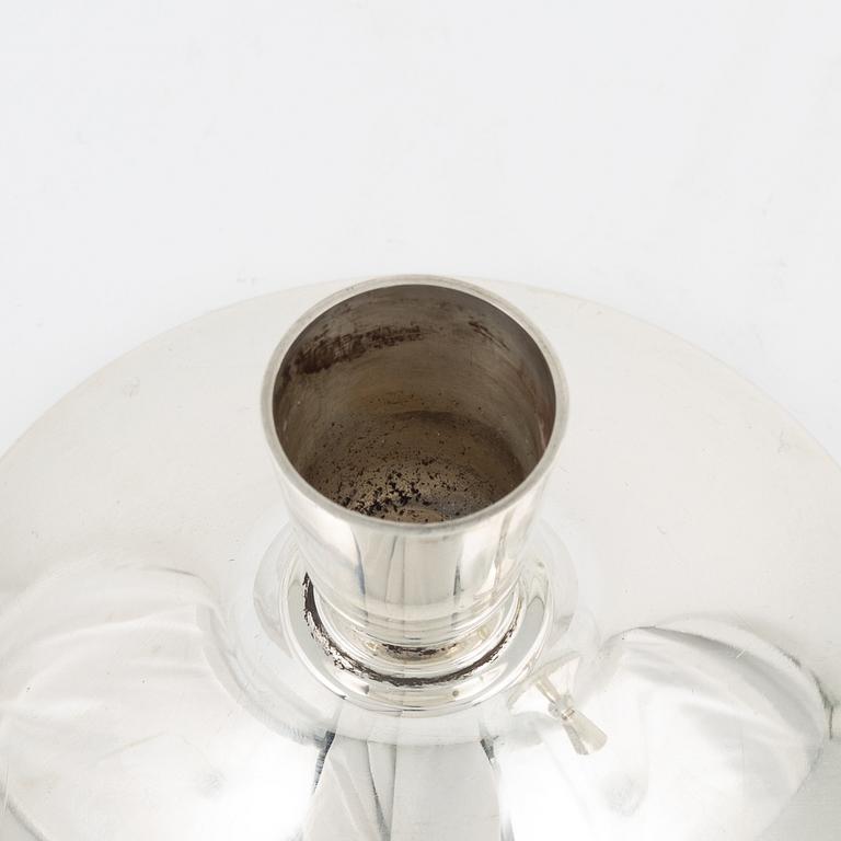 Atelier Borgila, a pair of sterling silver candlesticks, Stockholm 1963.