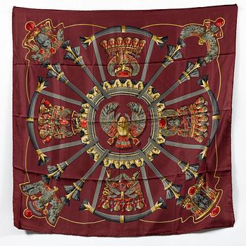 Hermès, scarf, "Egypte - Scarabées et Pectoraux".