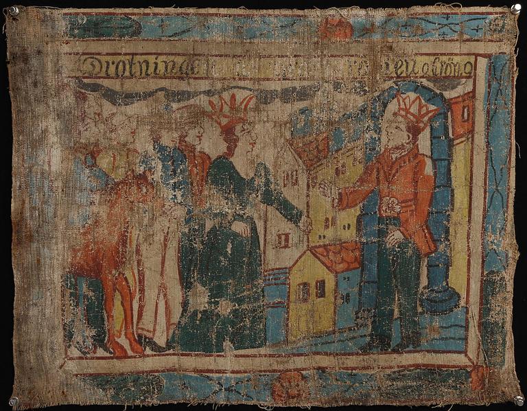 BONAD, väv, allmoge 1800-tal.