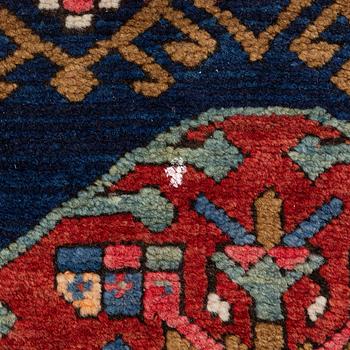An antique carpet from south caucasus, probably Karabagh, ca 261 x 146 cm.