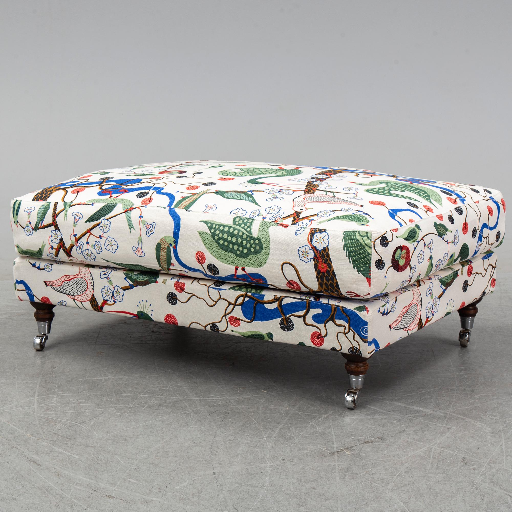 A foot stool from Norell Möbler.