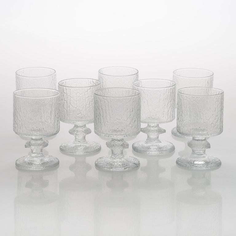 Timo Sarpaneva, dricksglas, 23 st, "Senaattori"  för Iittala.