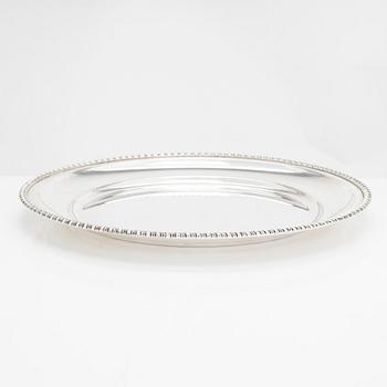 Bricka / fat, silver, finska importstämplar.