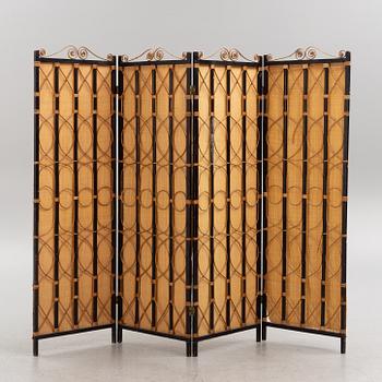 Folding screen, early 20th century.