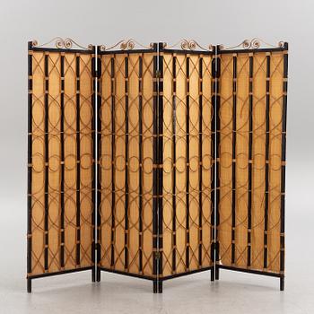 Folding screen, early 20th century.