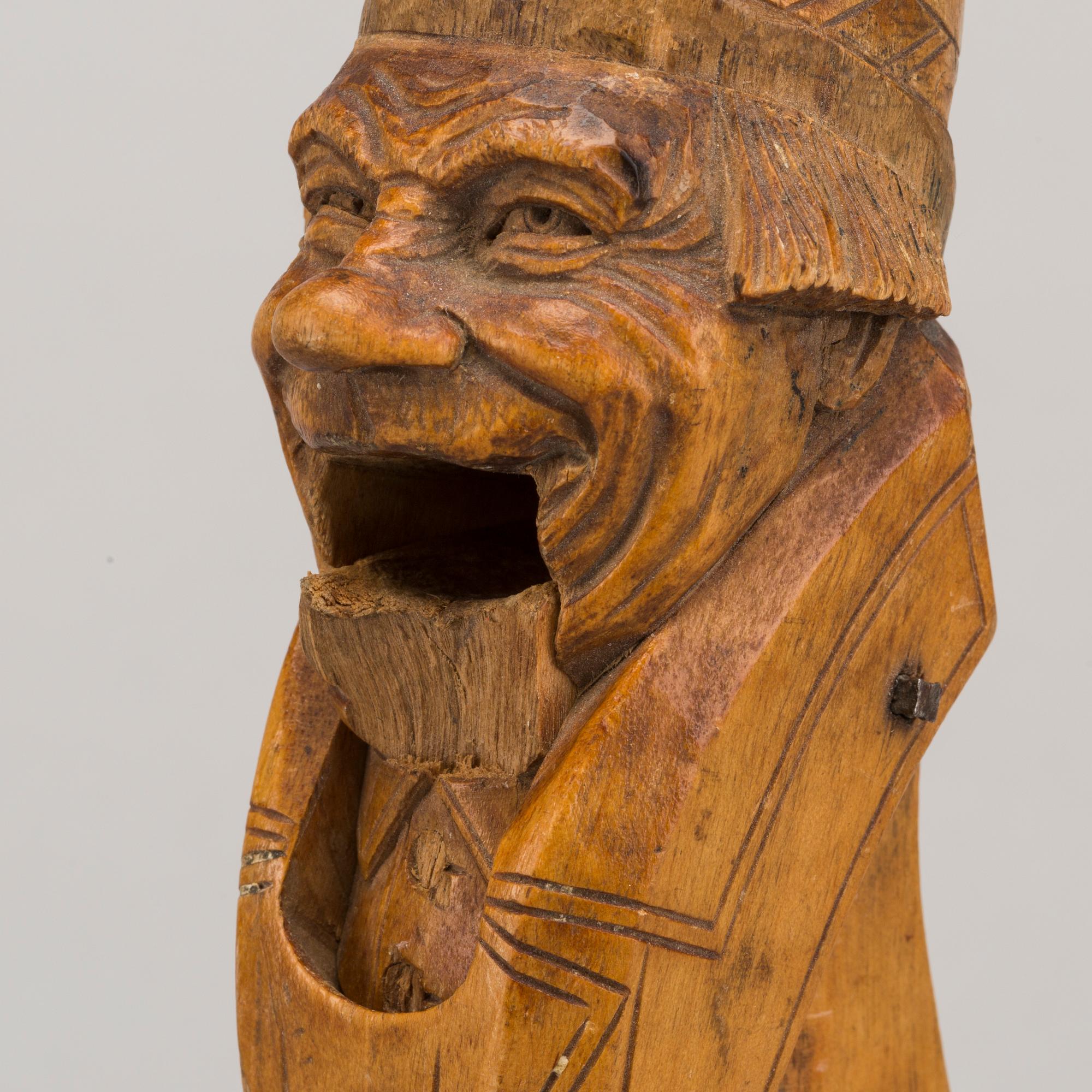 A wood nutcracker by Erik Lorentz Moliin.