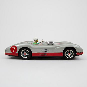 A Marusan tin plate Go Stop Benz Racer, Japan, 1950s.