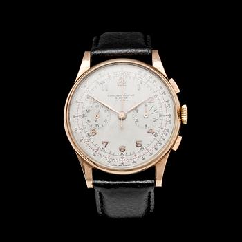 HERRARMBANDSUR, 18k roséguld, Chronopraphe Suisse, Schweiz, 1900-talets mitt.