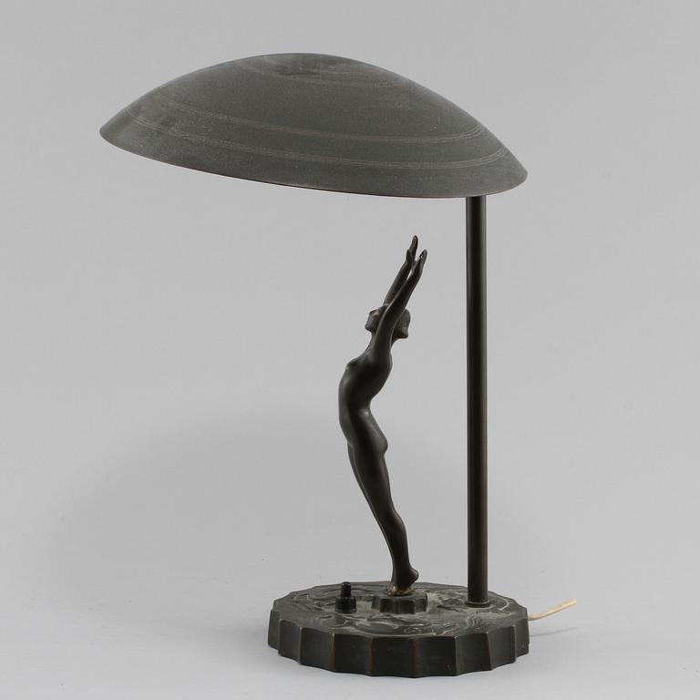 BORDSLAMPA, omkring 1900-talets mitt.
