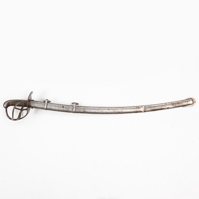 A Danish cavalry sword 1839 pattern.