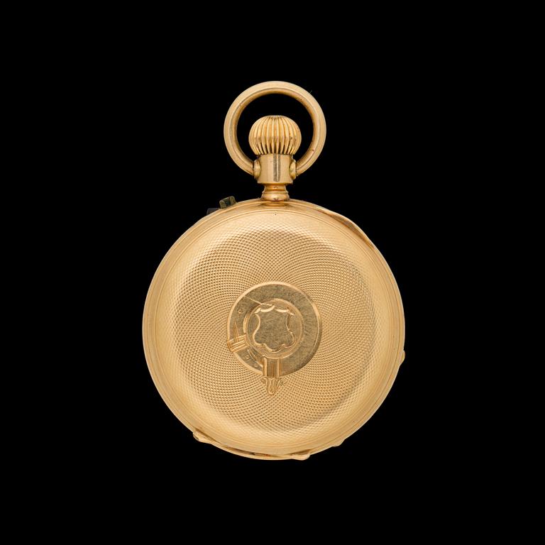 FICKUR, boett i 18K guld. 1900-talets första hälft.
