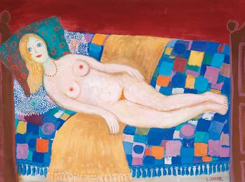 172. Lennart Jirlow, Reclining model.