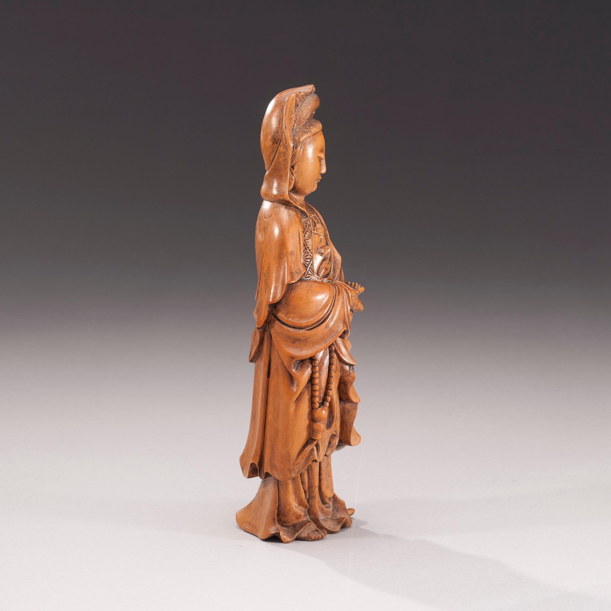 GUANYIN, buxbom, Kina 1800-talets slut.
