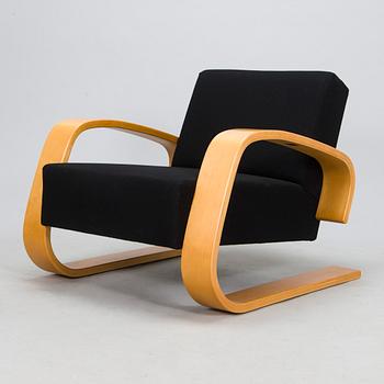 Alvar Aalto, fåtölj, "Tank chair", modell 400, Artek 2009.